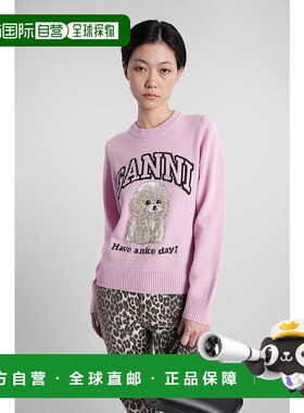 GANNI 女士针织毛衣 421837K2499 AW2025 粉红色 Ganni Knitwear