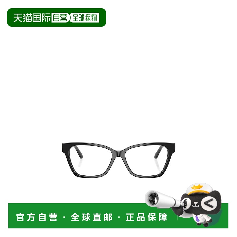 1h可退 VERSACE 女士眼镜 VE3382GB1 AW2025 黑色 全框平光镜