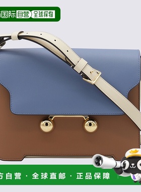 MARNI 女士斜挎包 SBMP0195U1P6948ZO879 SS2025 蓝色单肩包