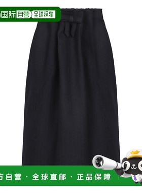 PRADA 女士半身裙 P134ZGSOOO18DEF0008 AW2025 蓝色a字裙