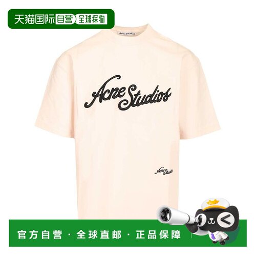 ACNE STUDIOS 男士T恤 CL0423DR5 SS2026 白色