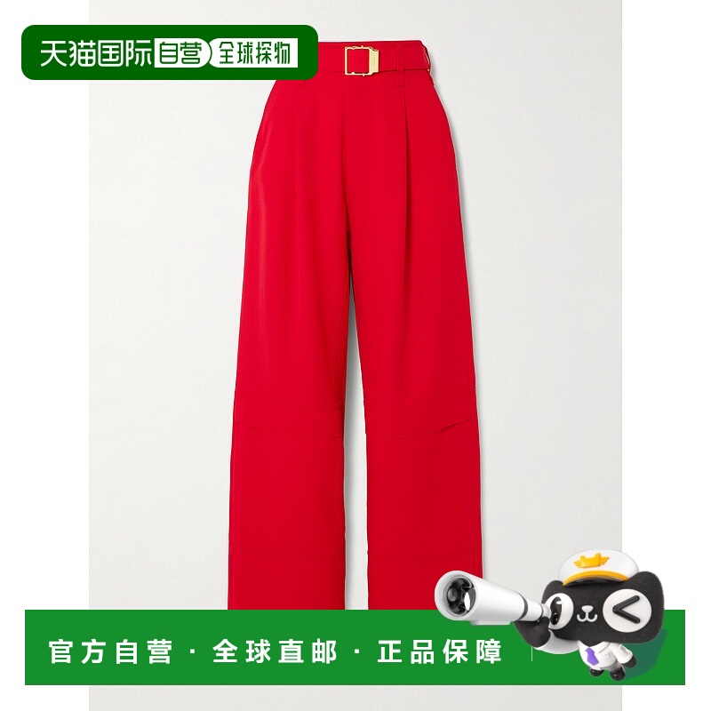 1h可退 潮奢 Ami Paris 女士 腰带环休闲裤 FTR307WV0068