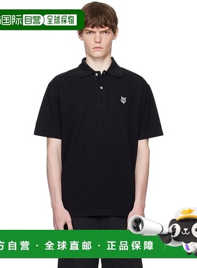 1h可退 潮奢 MAISON KITSUNE 男士 黑色 Bold Fox Head Patch Com