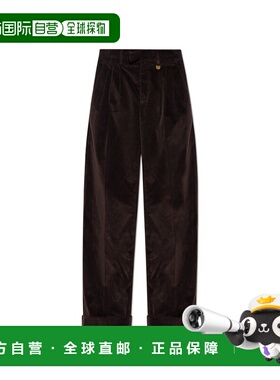 BURBERRY 男士休闲裤 8116897A1491CLOVEBROWN AW2025阔腿裤