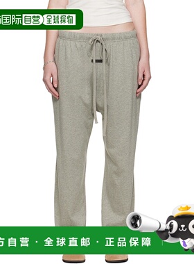 1h可退 潮奢 Essentials 女士 灰色 Relaxed 运动裤 130SP255415F
