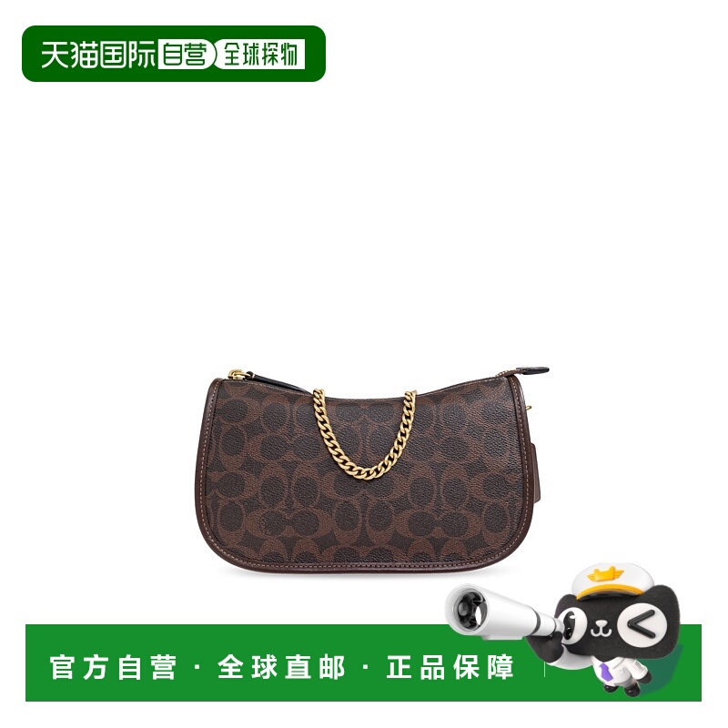 1h可退 COACH 女士斜挎包 CCC380B4YDT AW2025 棕色 ‘Waverly’