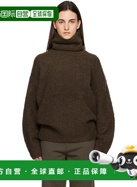 1h可退 潮奢 toteme 女士 棕色高领毛衣 254WRT0583YA0216针织