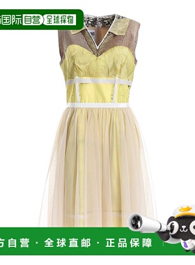 1h可退 MOSCHINO 女士连衣裙 045604691888 SS2021 黄色 Inside O