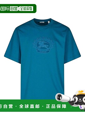 BURBERRY 男士T恤 8093597C1161BLU SS2025 蓝色 BURBERRY Topwea
