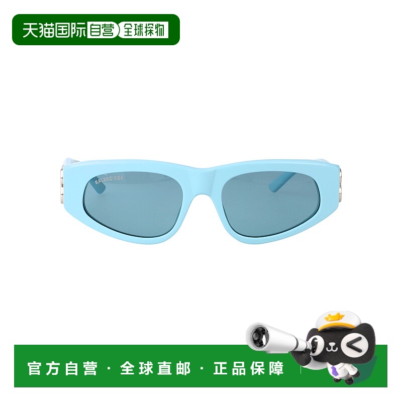 1h可退 BALENCIAGA 女士眼镜 BB0095S026 SS2025 蓝色 Sunglasses