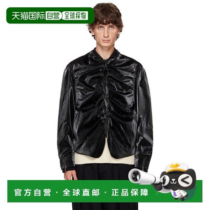 1h可退 潮奢 ADER Error 男士 黑色 Product. 21 合成皮革夹克 BN