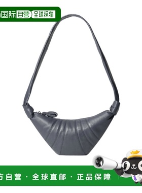 LEMAIRE 女士斜挎包 BG0003LL095BL003 SS2026牛角包单肩包 灰色