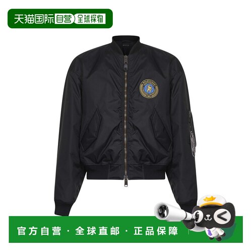 BALENCIAGA 男士外套 839101TOO041000 CO 黑色 Bomber jacket in