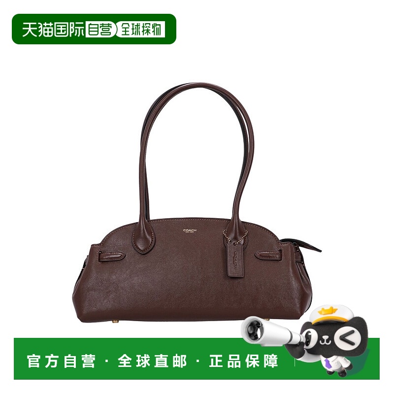 1h可退 COACH 女士手提包 CCM57B4MPL AW2025 棕色 Empire 手提包