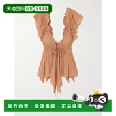 潮奢 真丝褶皱吊带上衣 Chloe 女士 CH24AHT41002 蔻依 1h可退