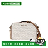 专柜款 Michael Kors GINNY中号PVC老花配皮女士斜挎相机包斜挎包
