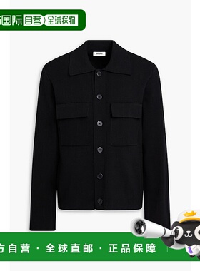 1h可退 潮奢 Sandro 男士 针织开衫 SHPTR00489FABRICNOIR