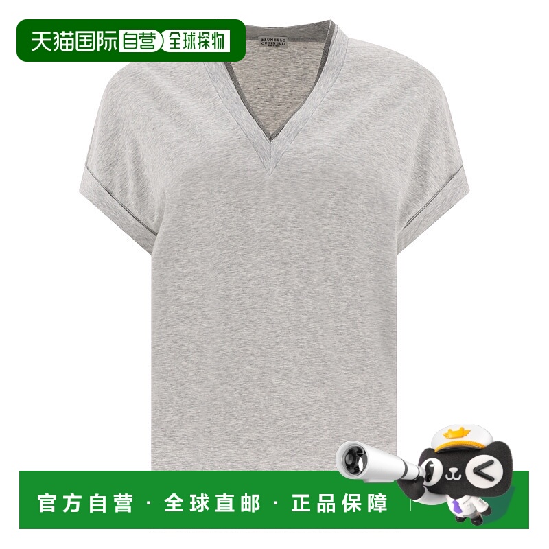 1h可退 BRUNELLO CUCINELLI 女士T恤 M0T18BD222C8003 SS2025