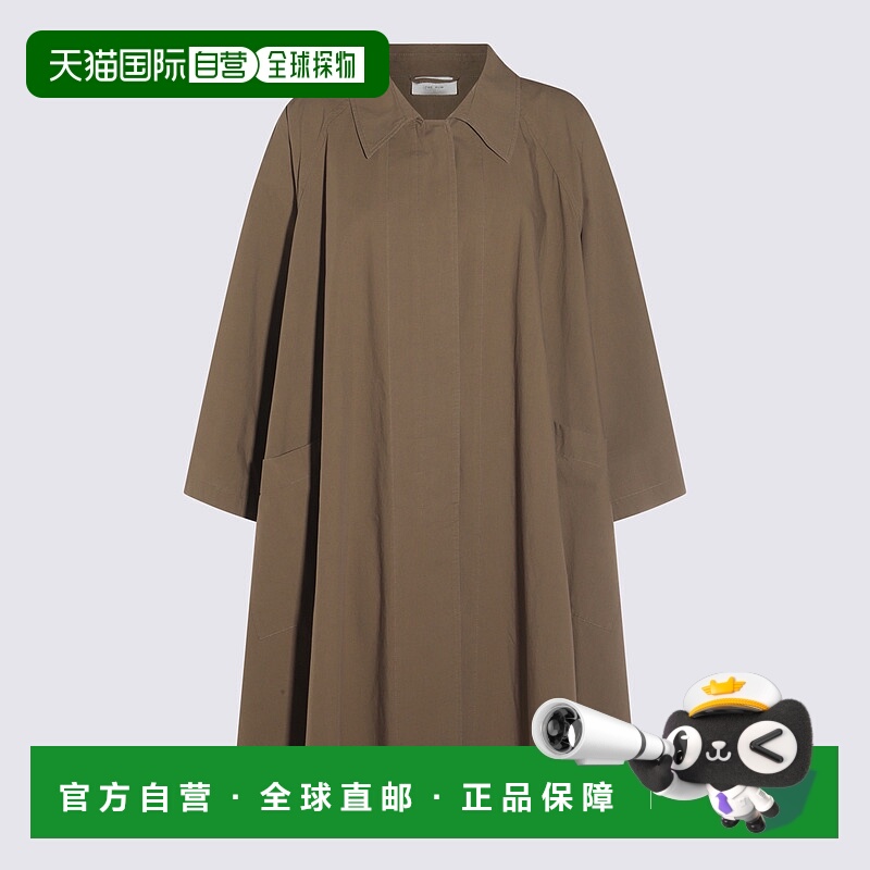 1h可退 THE ROW 女士外套 7982W2517KHK SS2025 绿色 单排扣风衣