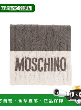 1h可退 MOSCHINO 男童围巾 50246M5867001 AW2025 灰色 Scarf wit