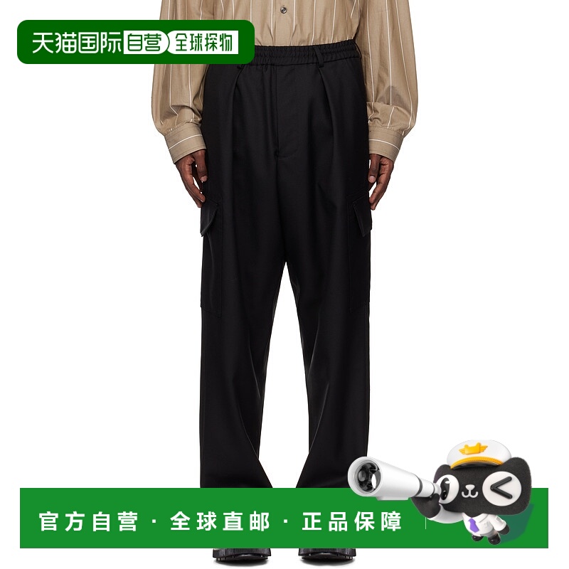 1h可退 潮奢 LOWNN 男士 黑色工装裤 FW24CARGOB8066015730