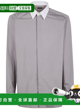 1h可退 TOM FORD 男士衬衫 HLVA03CGS62TAK AW2025 灰色长袖