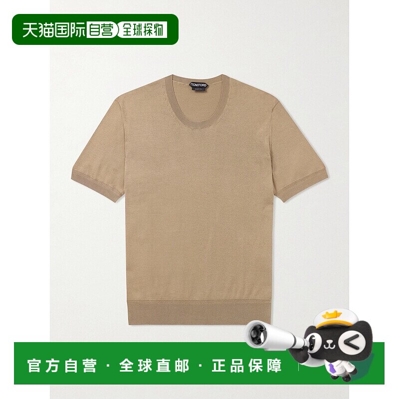 潮奢 Tom Ford 汤姆 福特 男士 棉质T恤 KCS026YMC040JBV