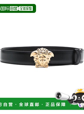 VERSACE 男士腰带 DCU4747DVTP1KVO41 CO 黑色 Belt with decorat