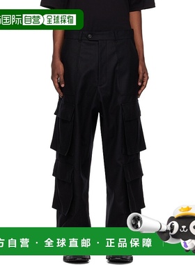 1h可退 潮奢 LOWNN 男士 黑色 Wide Leg 工装裤 FW24LCPOM2510100