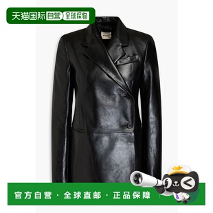 1h可退 潮奢 KHAITE 女士 Otero 双排扣皮革西装外套 6115830200B