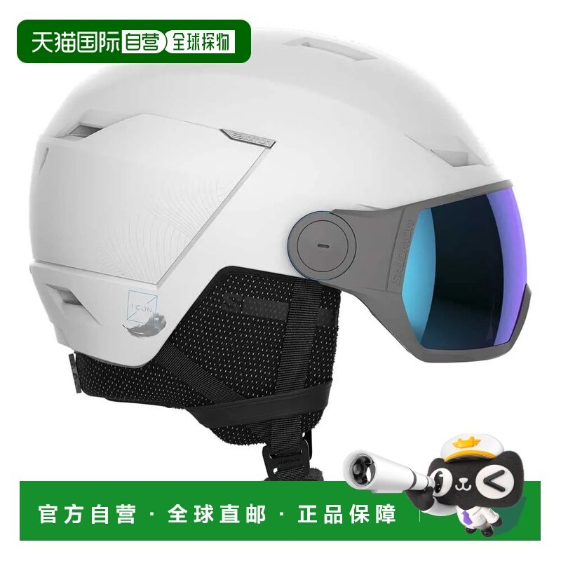 SALOMON Icon LT 女士带遮阳板头盔 中性萨洛蒙滑雪