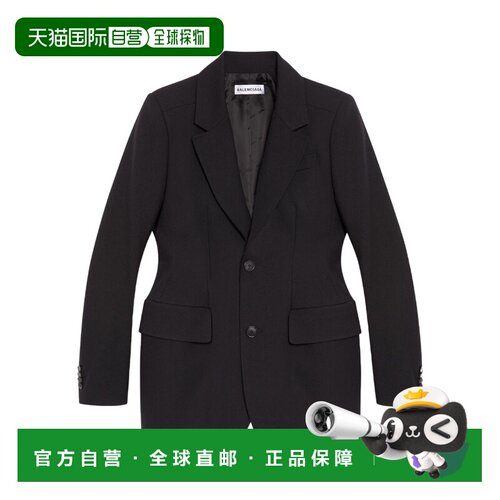 1h可退 奢淘 Balenciaga Hourglass 单排扣西装夹克 女 571278TYI