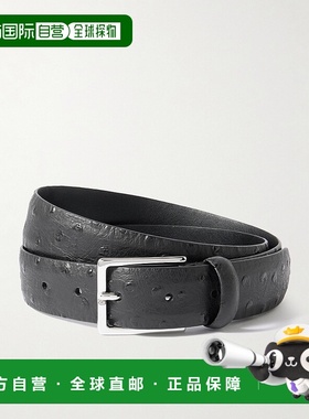 1h可退 潮奢 Anderson'S 女士 鸵鸟皮质感皮带腰带 A3329AF46811P