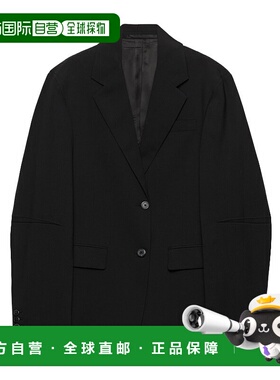 PRADA 女士西服 P563P1XMYSOOOF0002 AW2025 黑色 长袖羊毛西装外