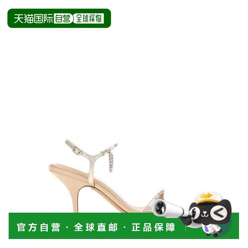 Chloe 蔻依 女士 ZIA 金色皮质凉鞋 CH26A19ZYW6H3