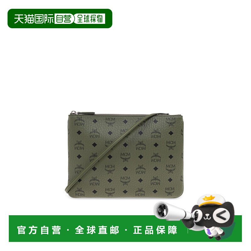 MCM 女士斜挎包 MYZAAVI020K8 AW2025 绿色 Shoulder bag with `V
