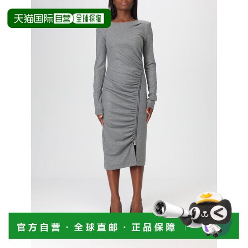 PINKO 女士连衣裙 106126A2ZUI76 AW2025 灰色 Grey Almundena Dr