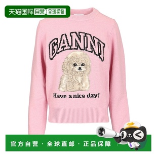 女士针织衫 Ganni K2499868 粉红色 Sweaters AW2025 GANNI