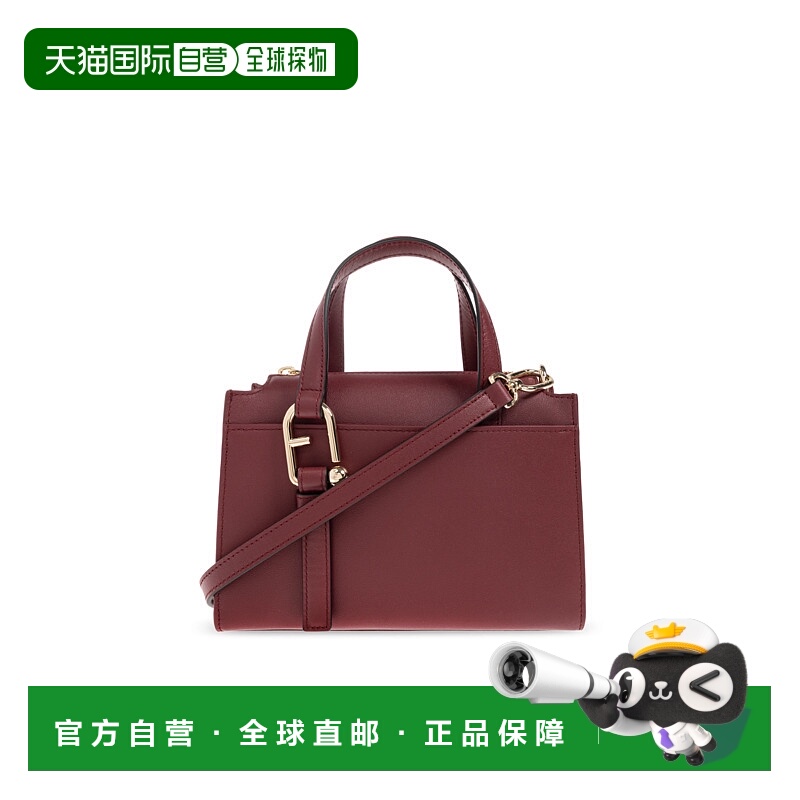 1h可退 FURLA 女士手提包 WB01337BX2045RUBINO AW2025 酒红色