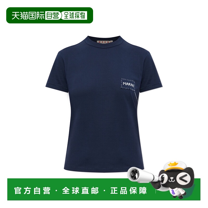 1h可退 MARNI 女士T恤 THJE0375X0UTC44600B99 AW2025 蓝色