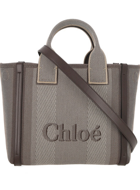 CHLOÉ 女士斜挎包 C25SS911O6524X AW2025 灰色 Carre 小号单肩包