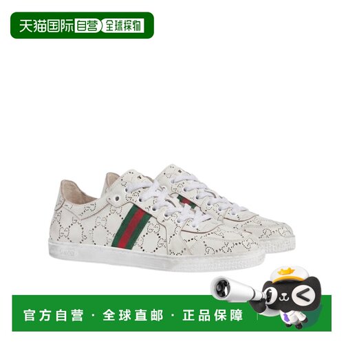 GUCCI 男士运动鞋 865087AAGGP9166 SS2026 白色 【付后1h可退】