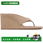 潮奢 Cube alaia 1h可退 女士 灰色 夹趾凉鞋 AA3M105C0H53