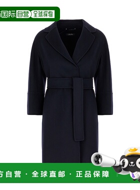 S MAX MARA 女士大衣 ARONA012 AW2025 深蓝色 Midnight blue woo