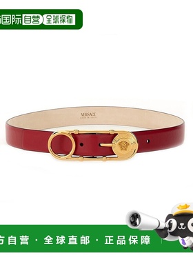 VERSACE 女士腰带 1005786DV3T1RB3V SS2025 红色 Leather belt