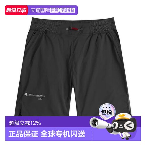 攀山鼠 Nal 奈尔 拼色松紧五分 休闲短裤 男款 黑色 BLACK