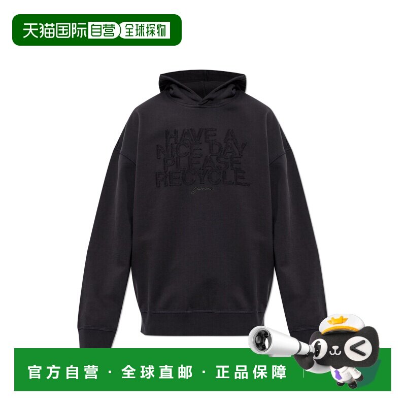 GANNI 女士卫衣 A106008011032252 AW2026 黑色 Hoodie
