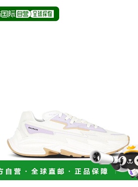 BALMAIN 女士运动鞋 CN1VI730LLSC0DA SS2025 白色 Run-Row 低帮