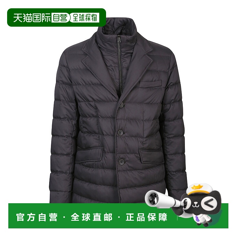 1h可退 HERNO 男士夹克 PI001177U12414Z9487 AW2025 黑色