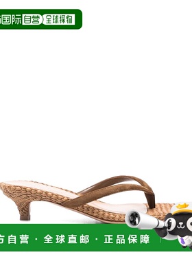 1h可退 潮奢 Gianvito Rossi 吉安维托 罗西 女士 棕色凉鞋 G1013